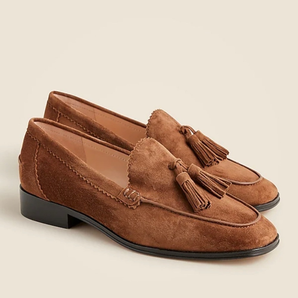 J Crew Maison tassel loafers in Italian suede ce499